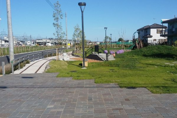 アルゼンチン斑岩_みやしろ中央公園_アースロック