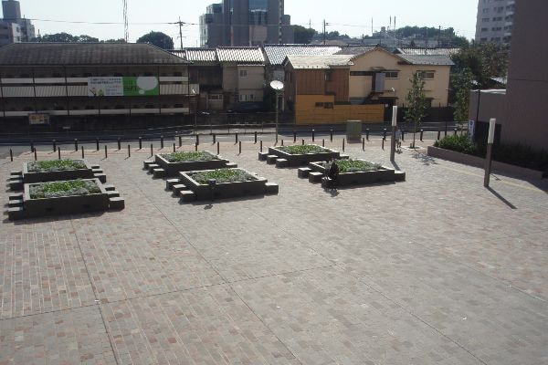アルゼンチン斑岩_イトーヨーカドー前広場_アースロック